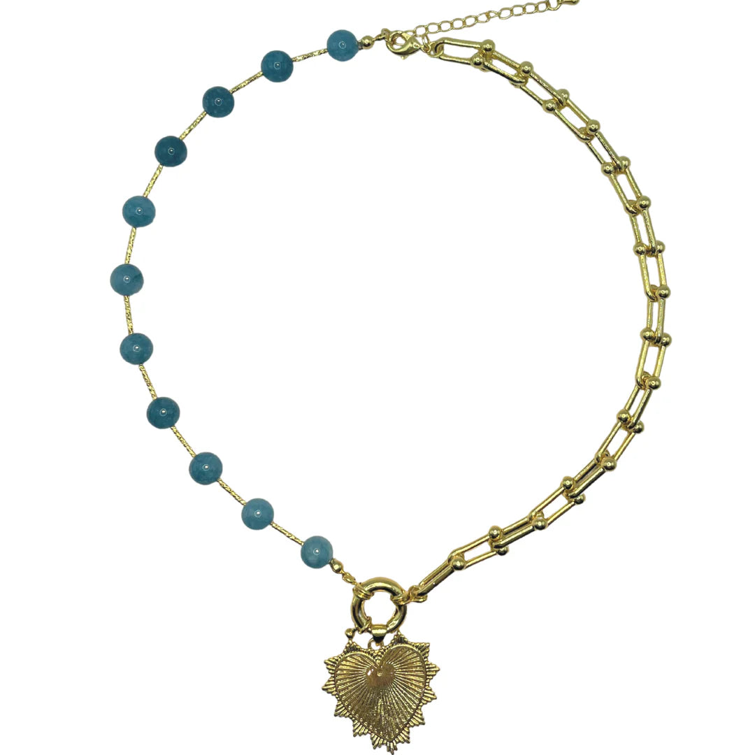 The Intricate Heart Charm Necklace