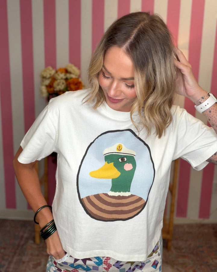 P&P Seafolk Mallard Crop Tee