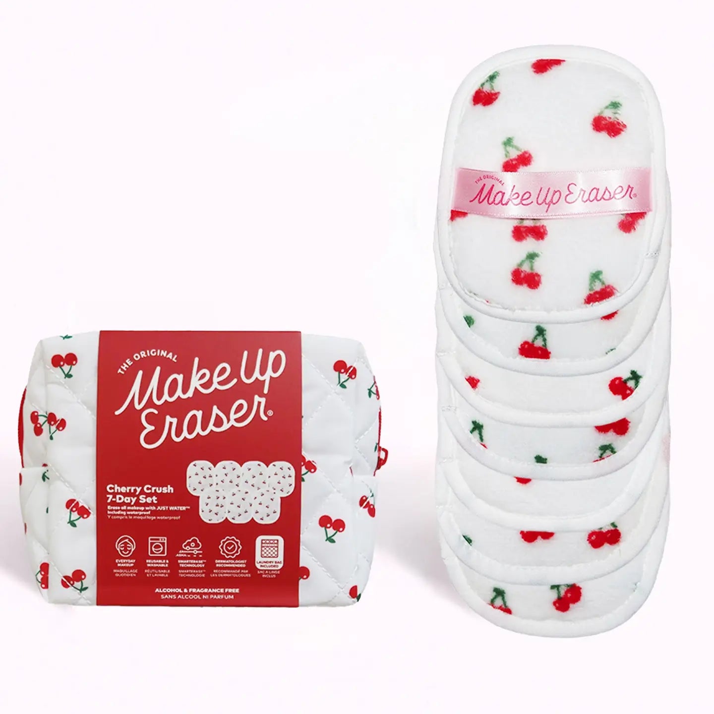 The Cherry Crush 7-Day Makeup Eraser Gift Set