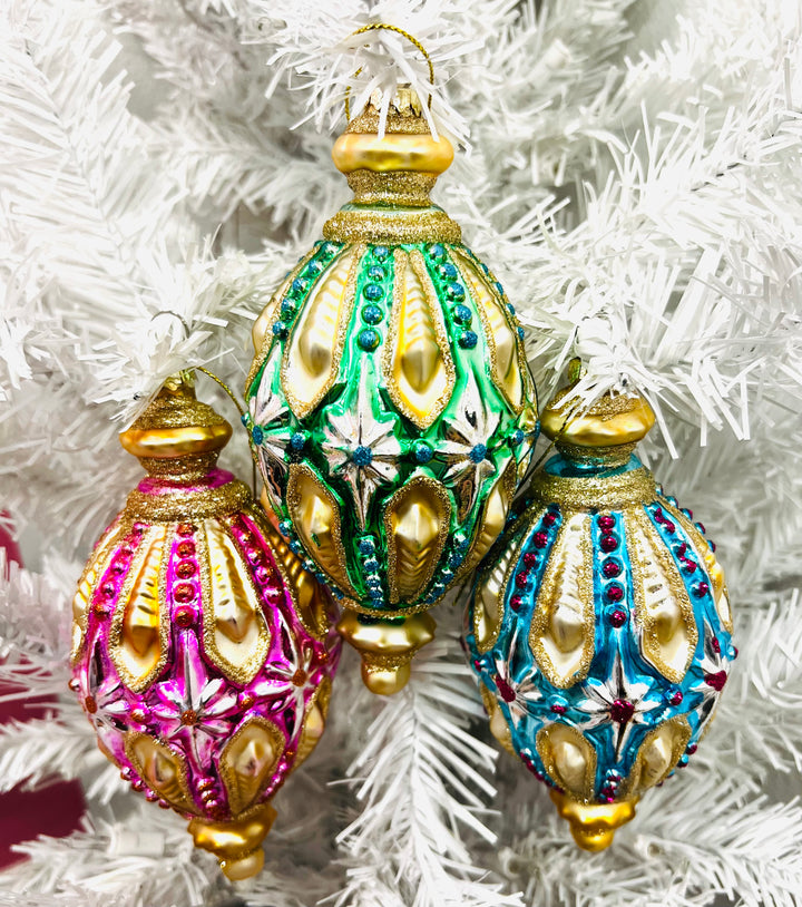 Vintage Ornament Trio
