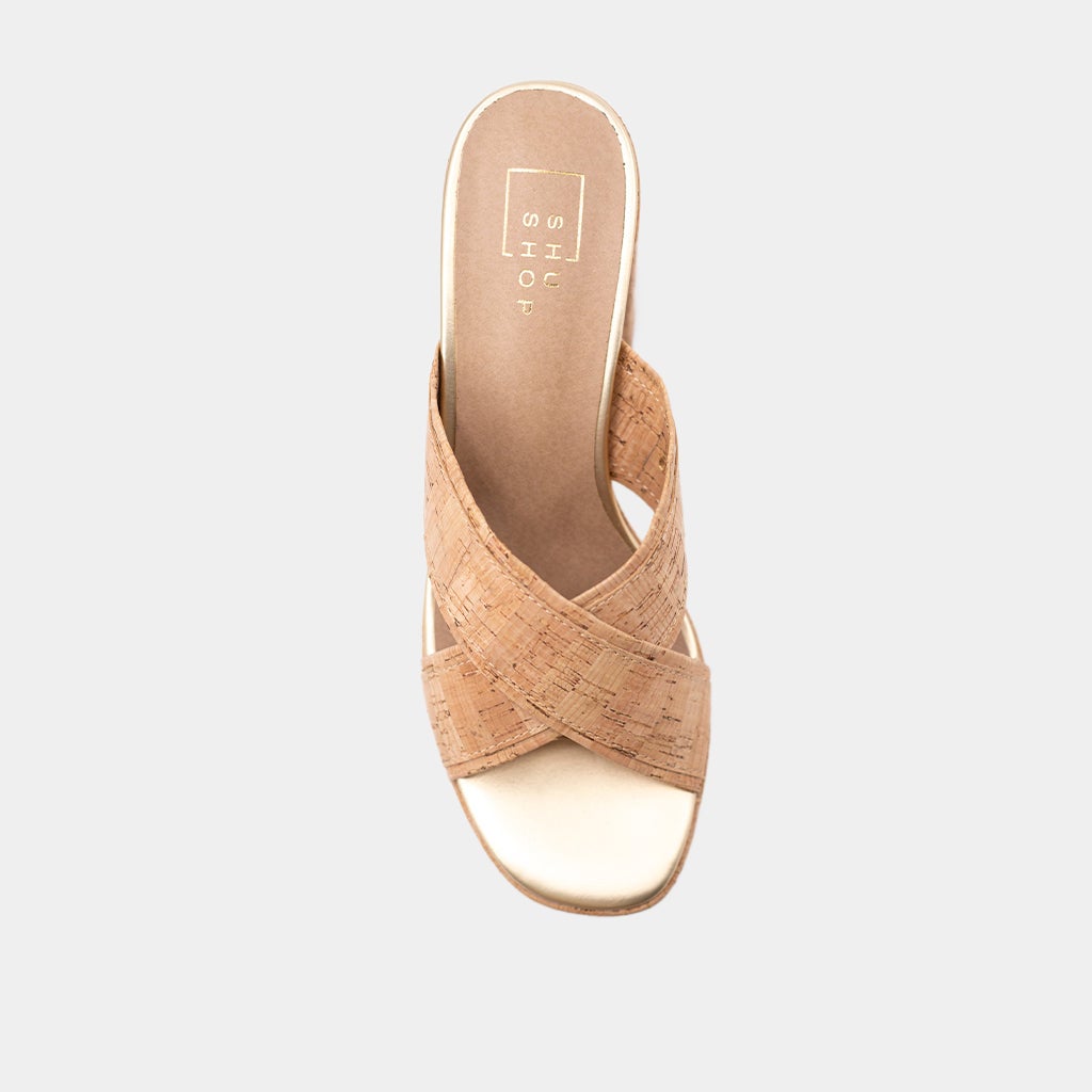 The Cork Eleanor Heels