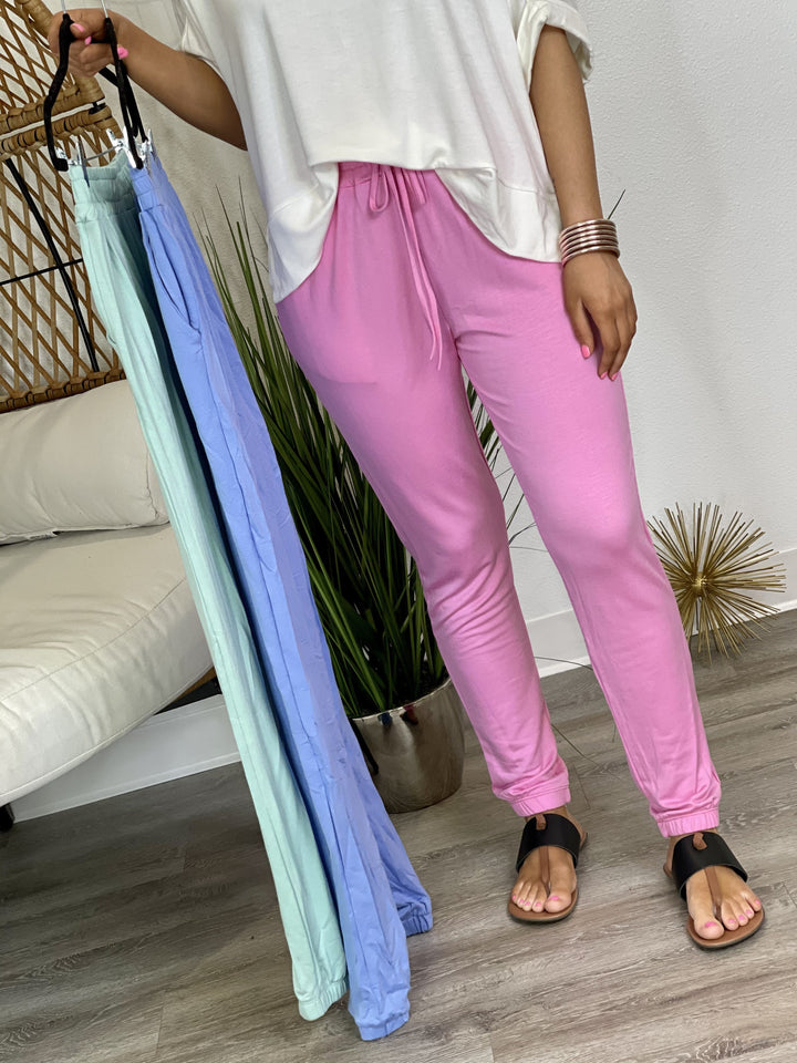 The French Terry Joggers-3 Colors