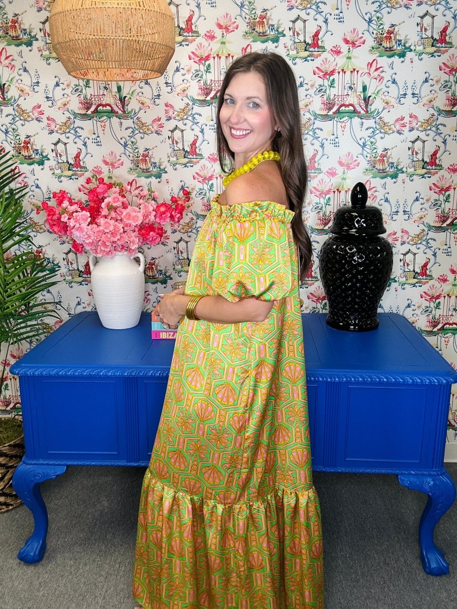 The Clarise Maxi in Palmetto- AS