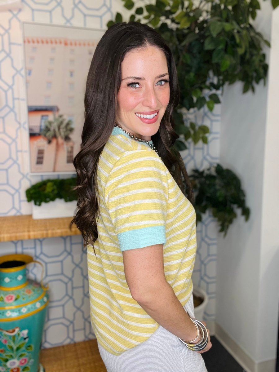 The Honey Knit Colorblock Stripe Top- 3 Colors