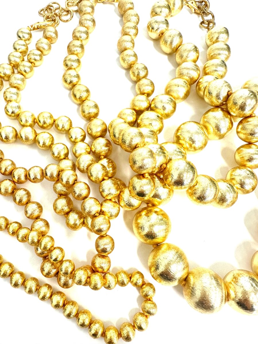 Indian Copper Gold Plated Ball Necklaces