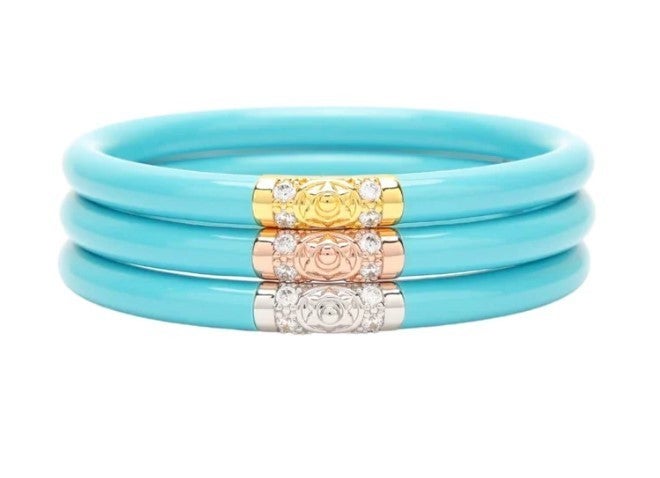 Turquoise Three Kings Budha Bangles