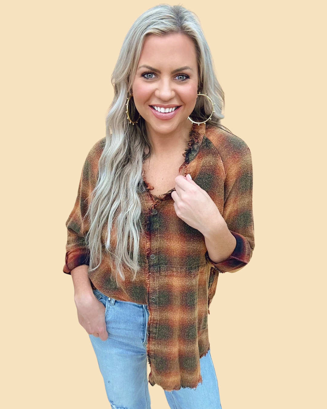 The Burnt Plaid in All Sizes