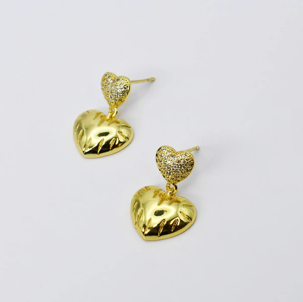 The Cupid Heart Studs
