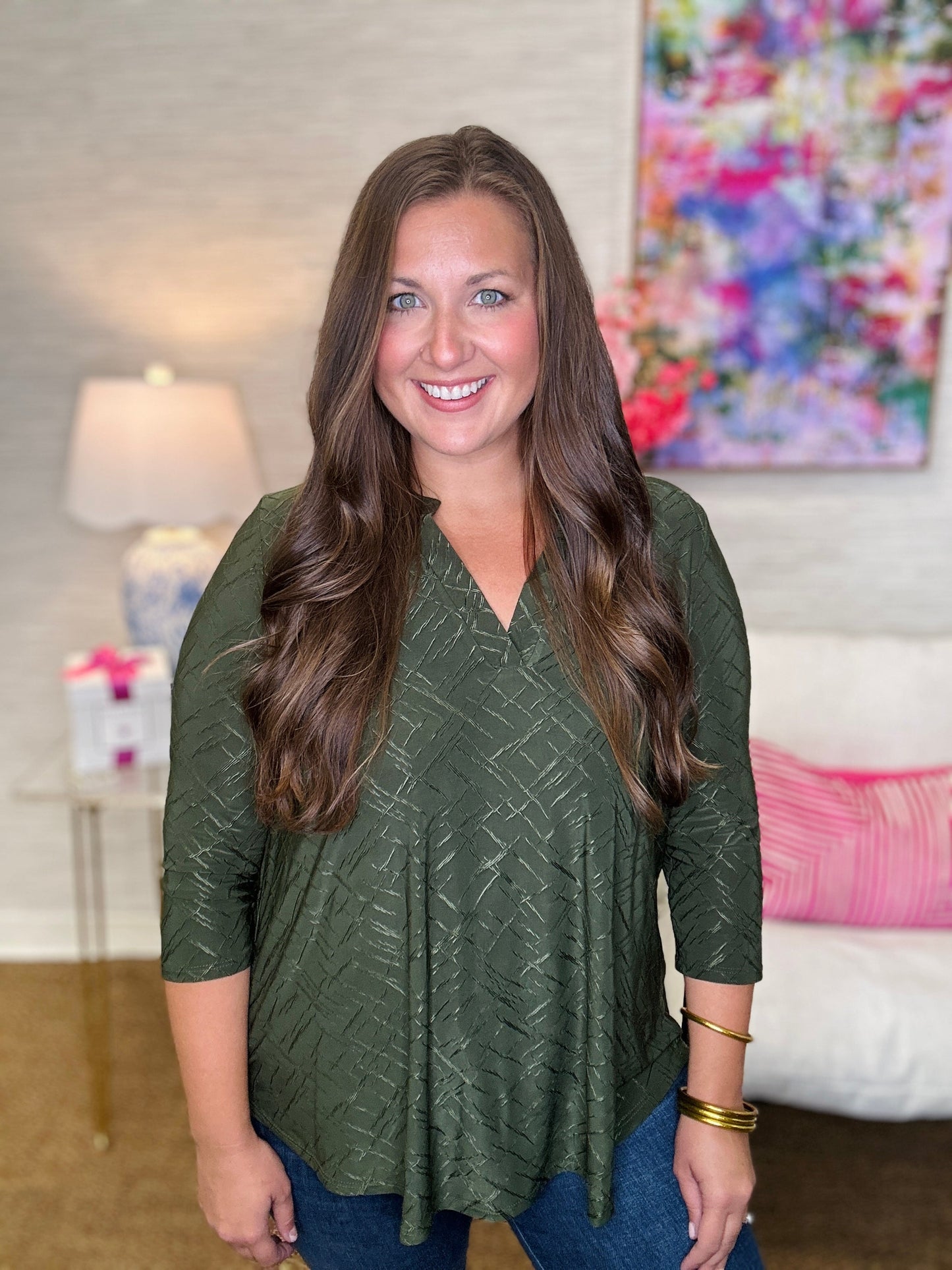 The STEAL Textured Cayla Top