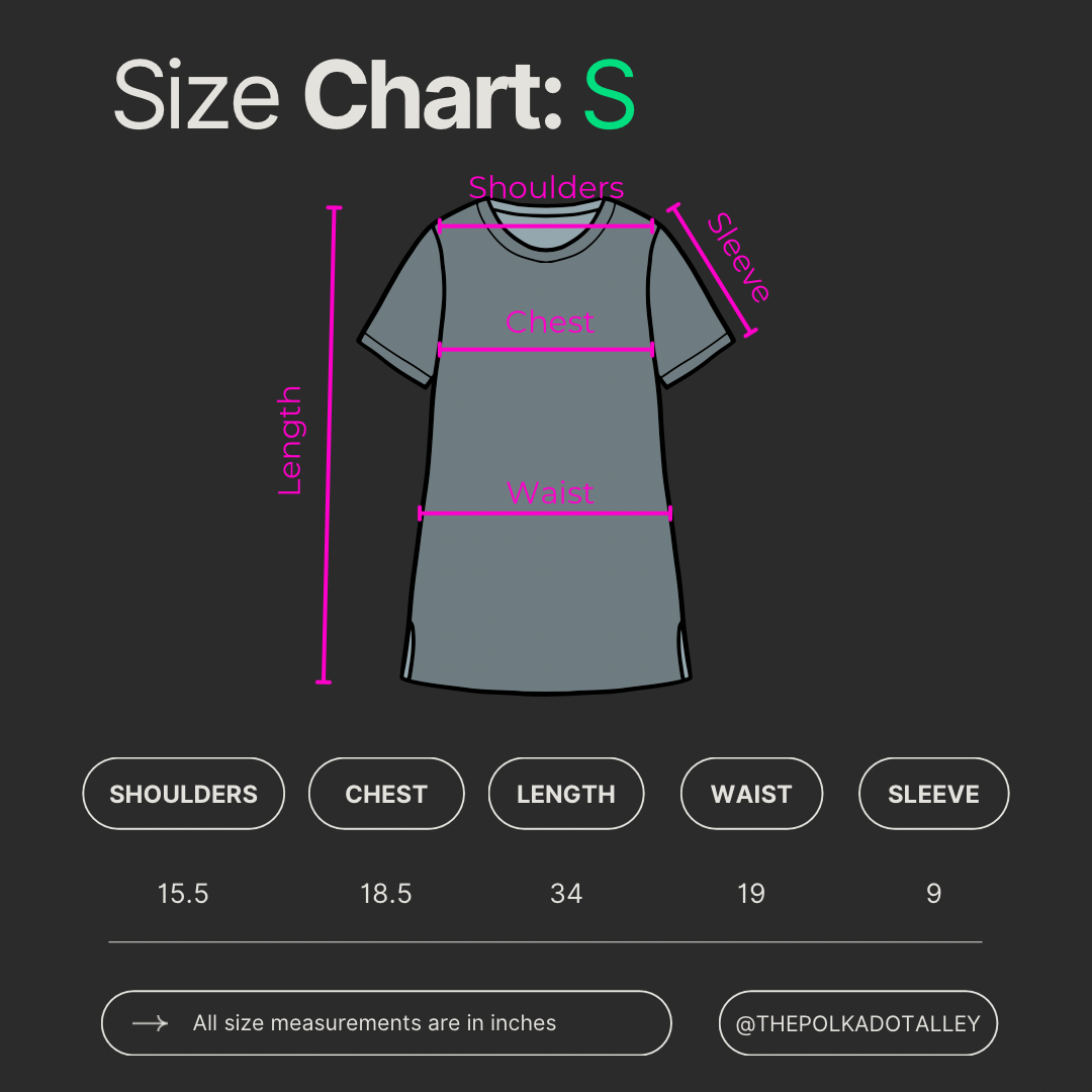 The Buckley T-Shirt Dress - 4 Colors/AS