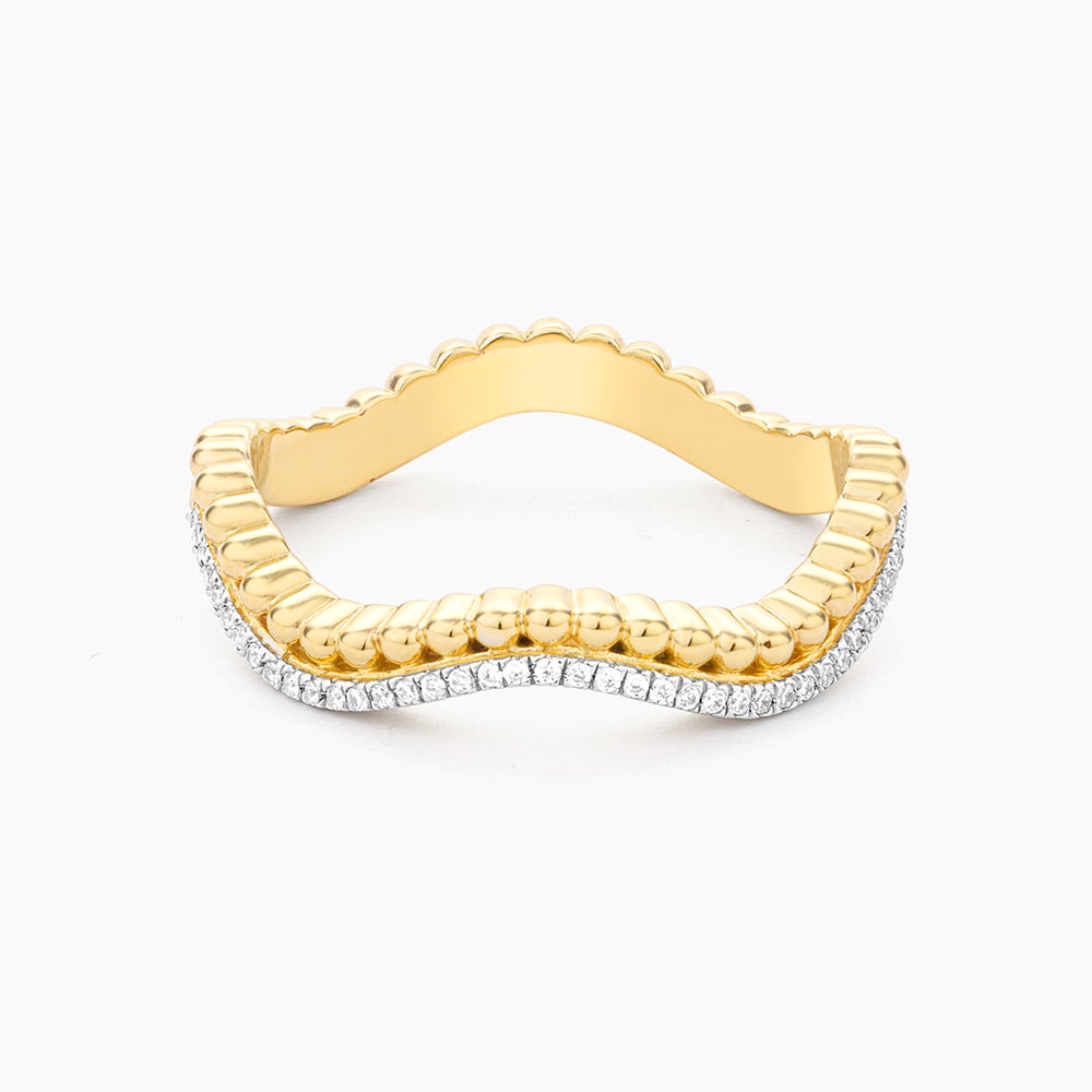 ES Wave of Life Stackable Ring