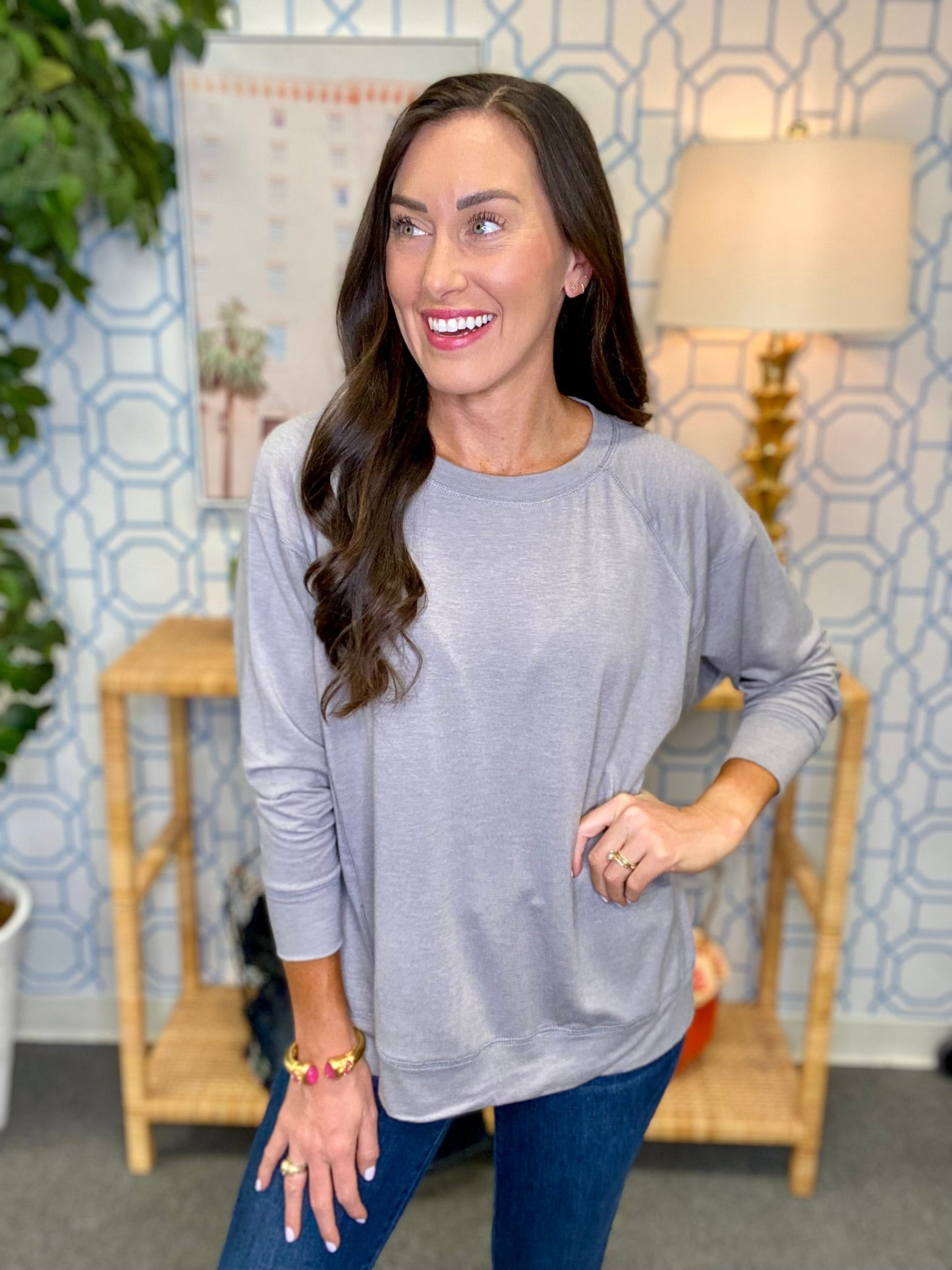The Grey Gregory Top