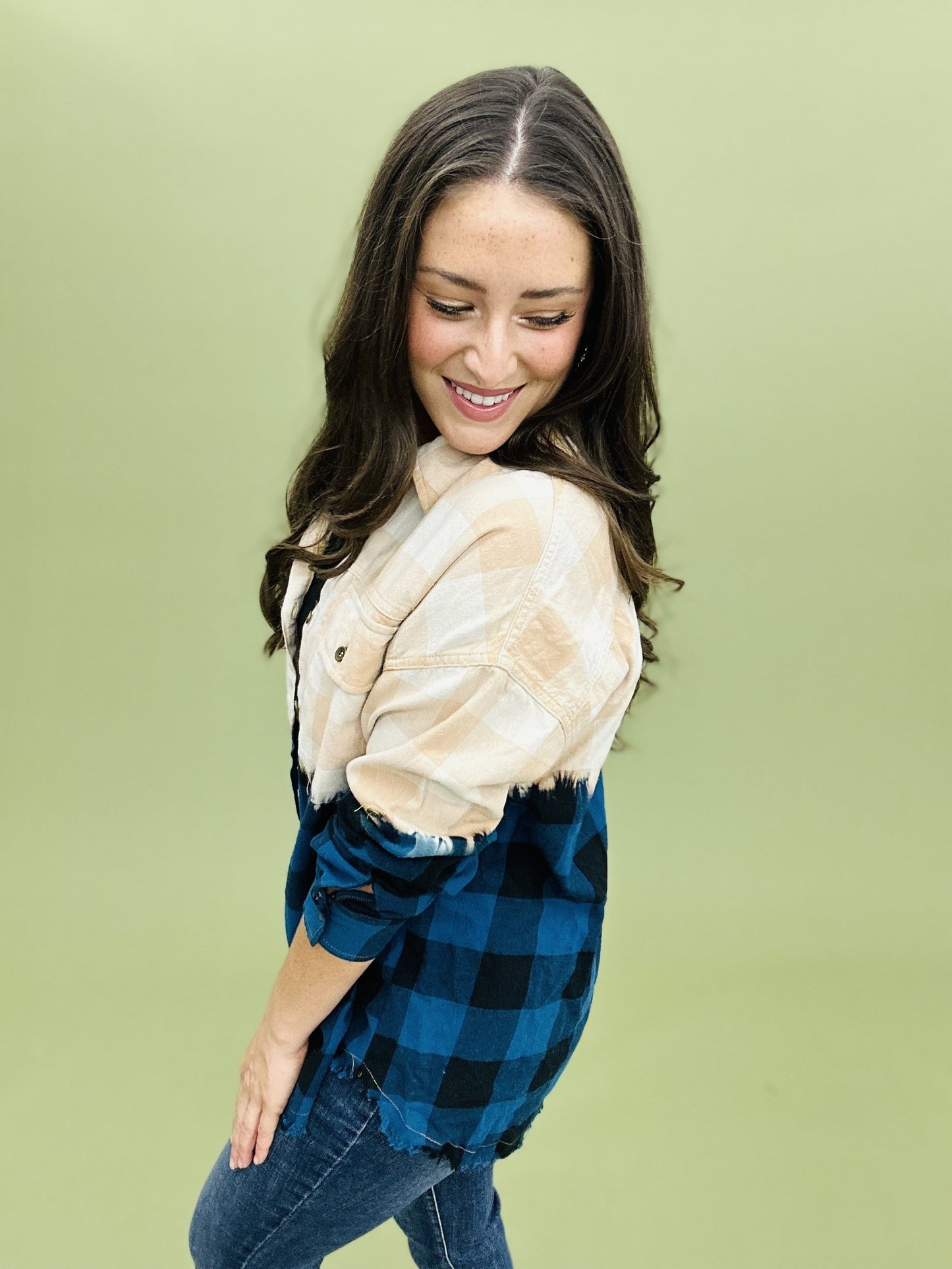The Deep Dye Plaid in 3 Colors/AS