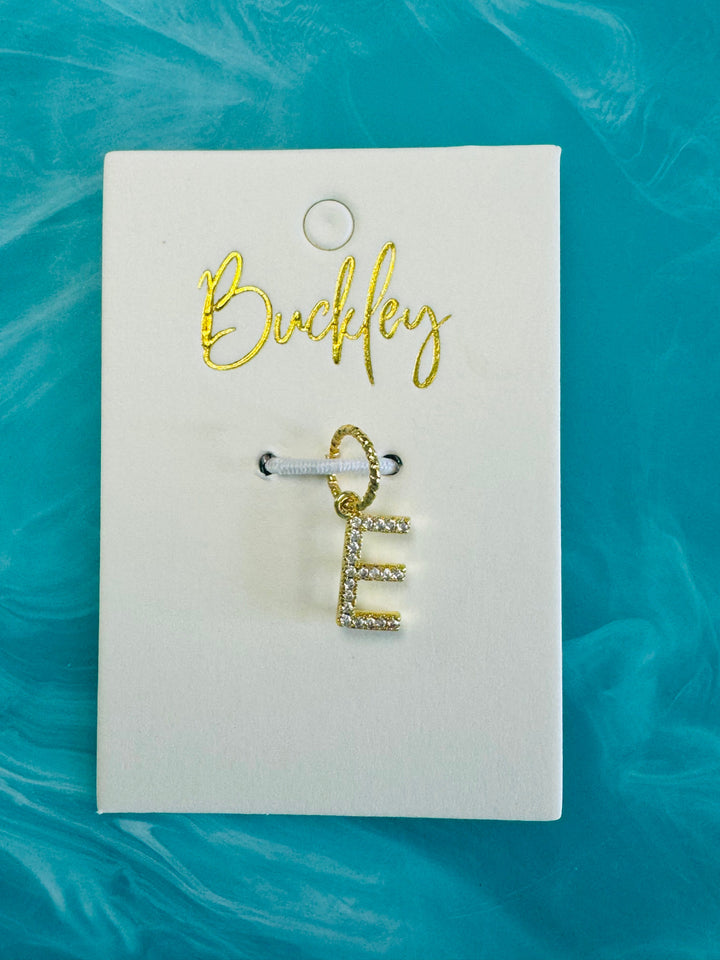 The Buckley Gem Initial Charms