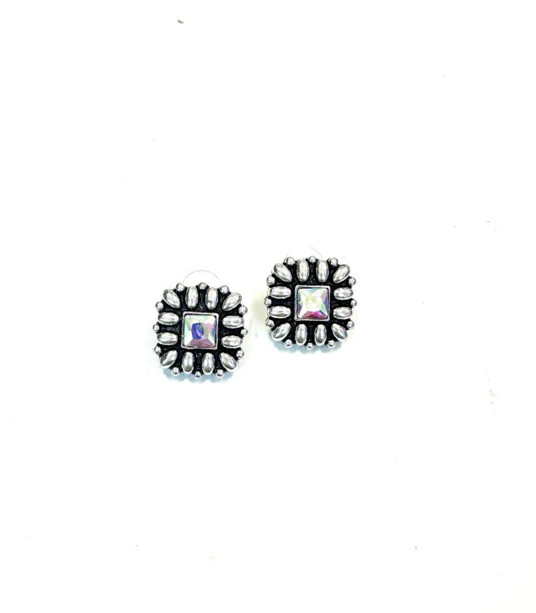 The Silver Shine Studs