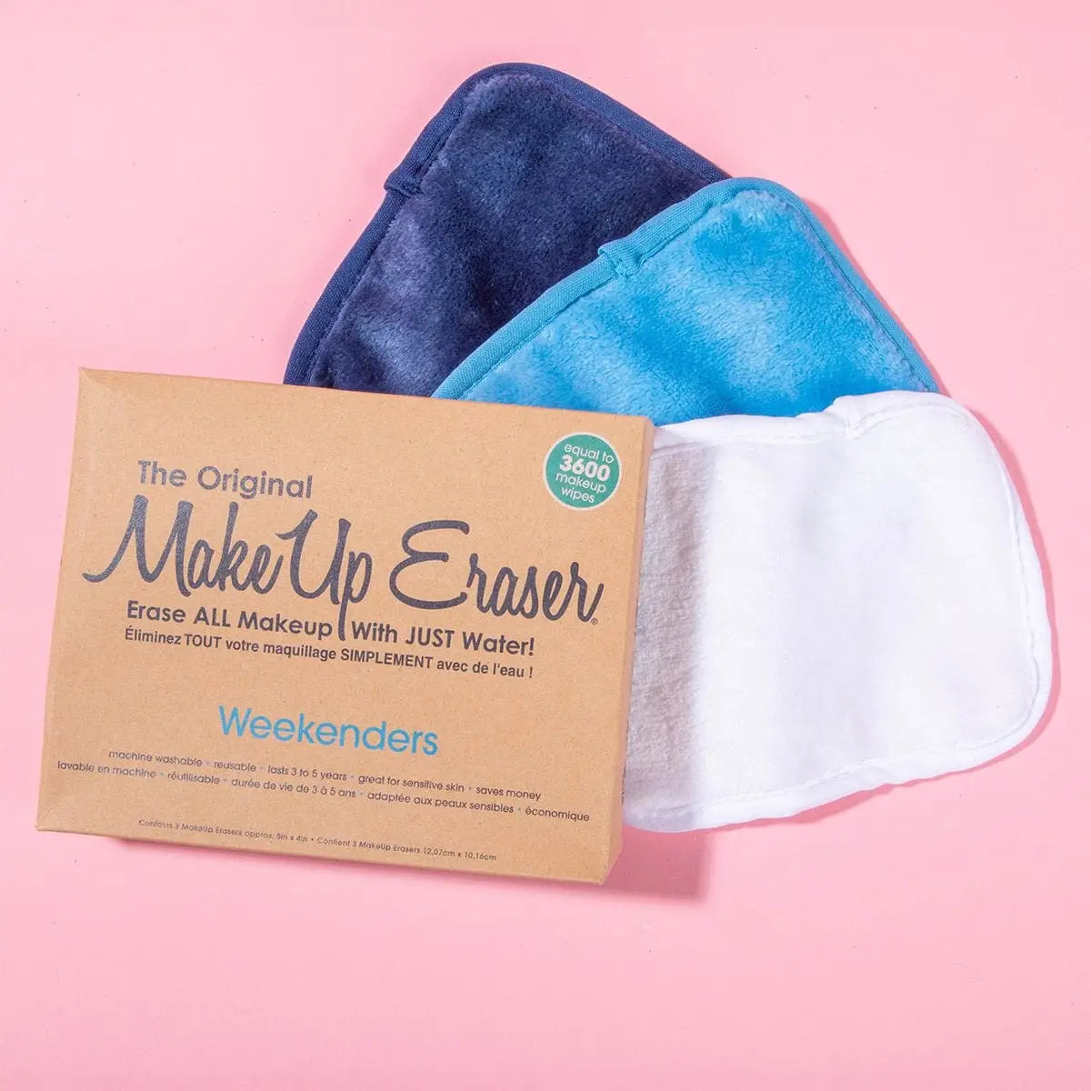 The Weekenders 3-Day Makeup Eraser Gift Set -2 Colors