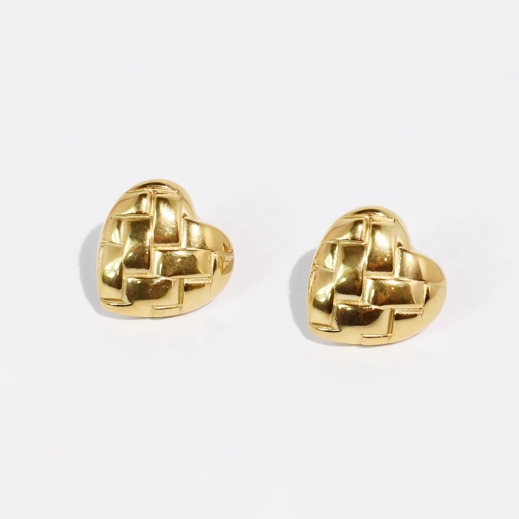 The Woven Love Studs