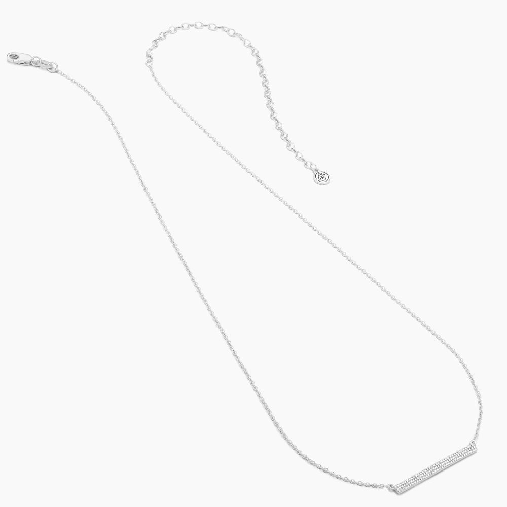 ES Tell Me Straight Pendant Necklace