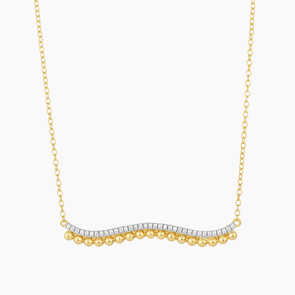 ES Wave of Life Pendant Necklace
