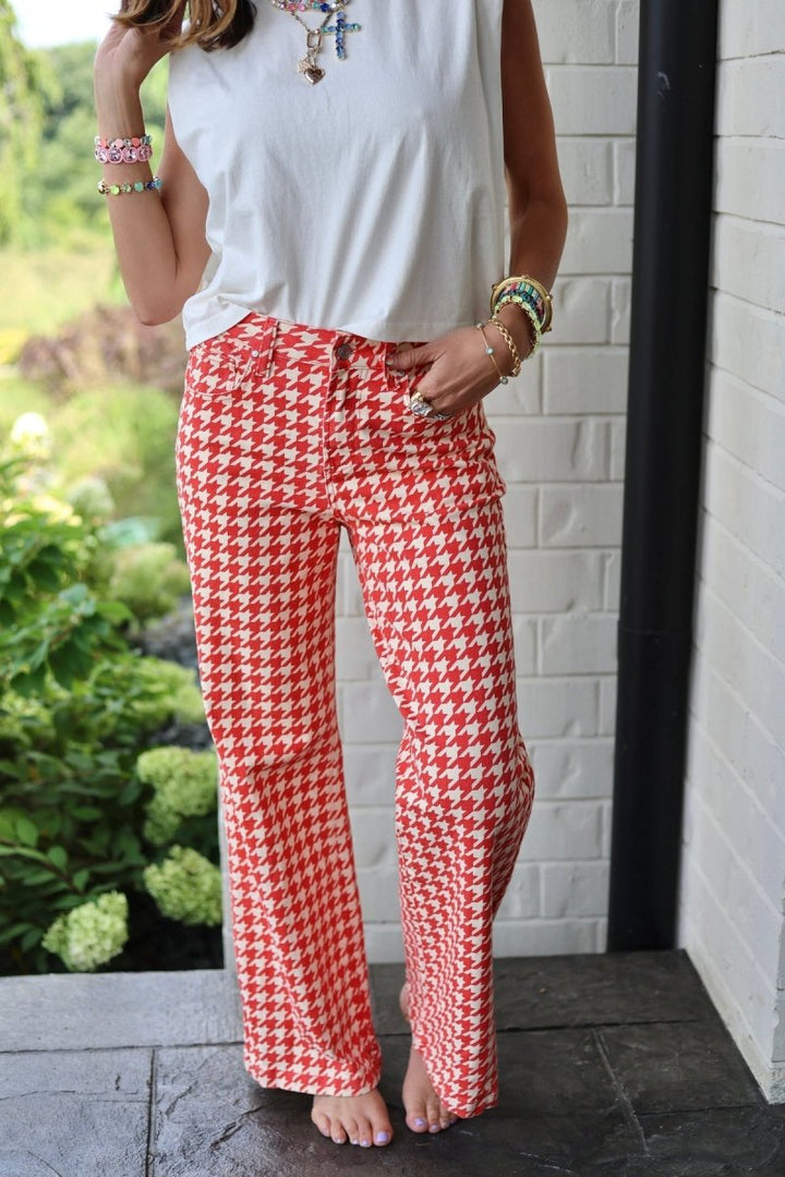 P&P Ruby Houndstooth Denim