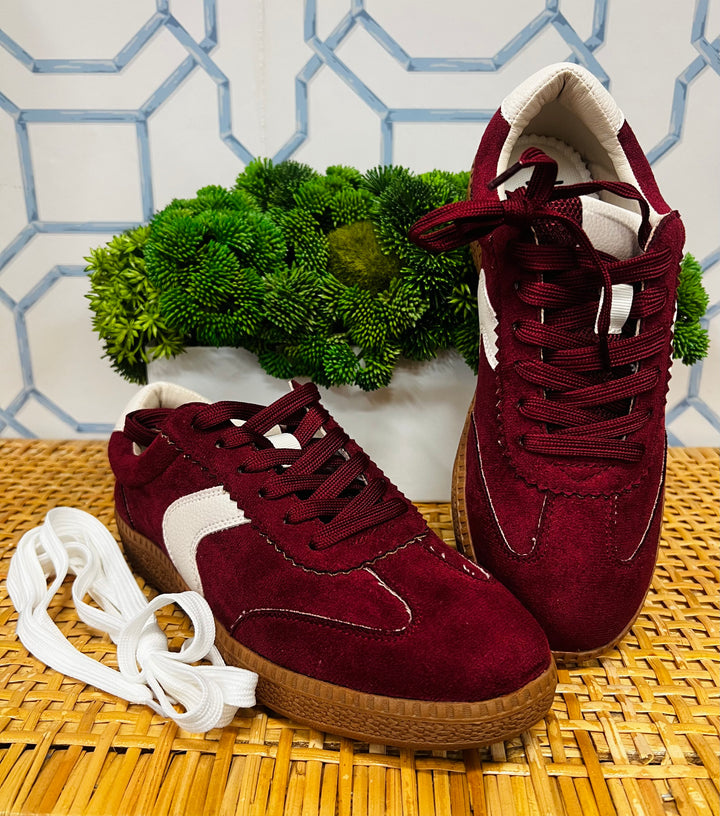 Spoiler Alert Sneakers in Wine