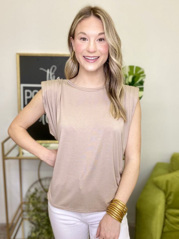 The Ashton Taupe Top - AS