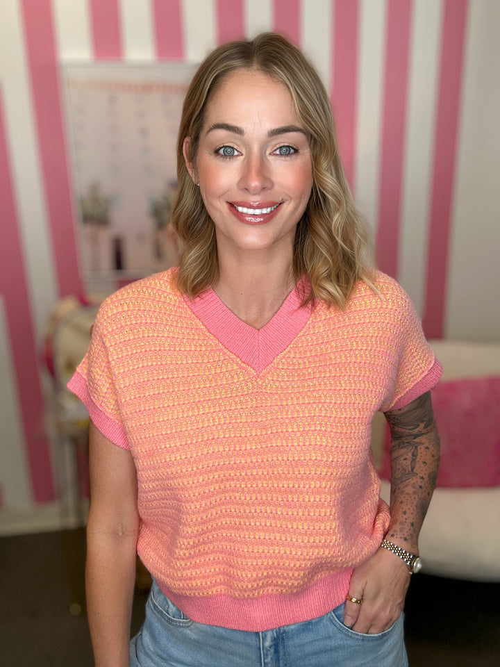 The Sherbet Sweater Top