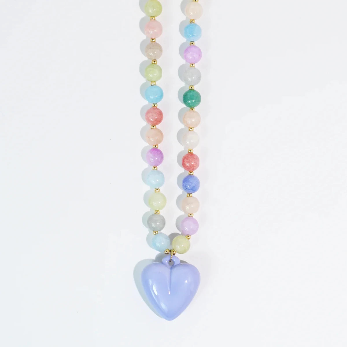 The Happy Colorful Heart Necklace