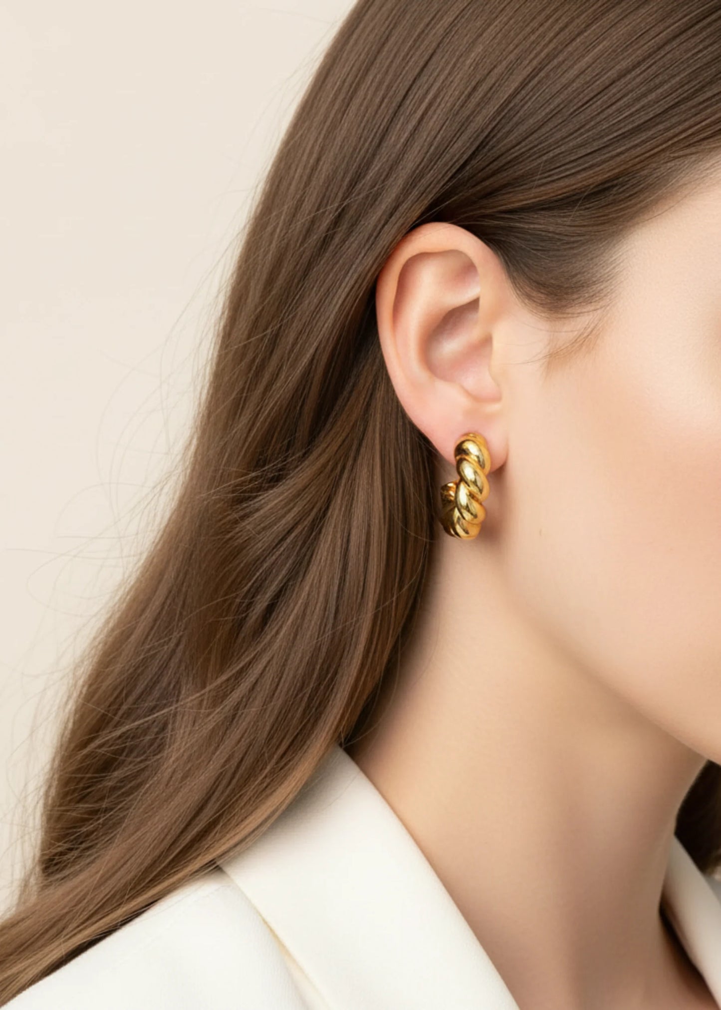 The Coiled Gold Hoops