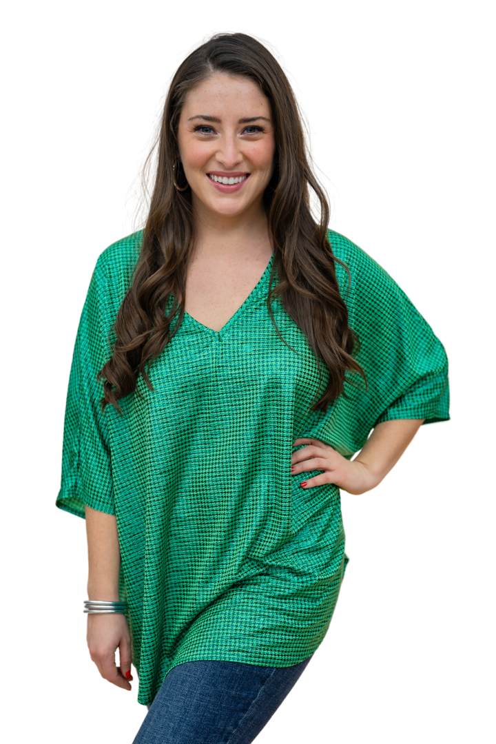 The Green Hounds Poncho Top