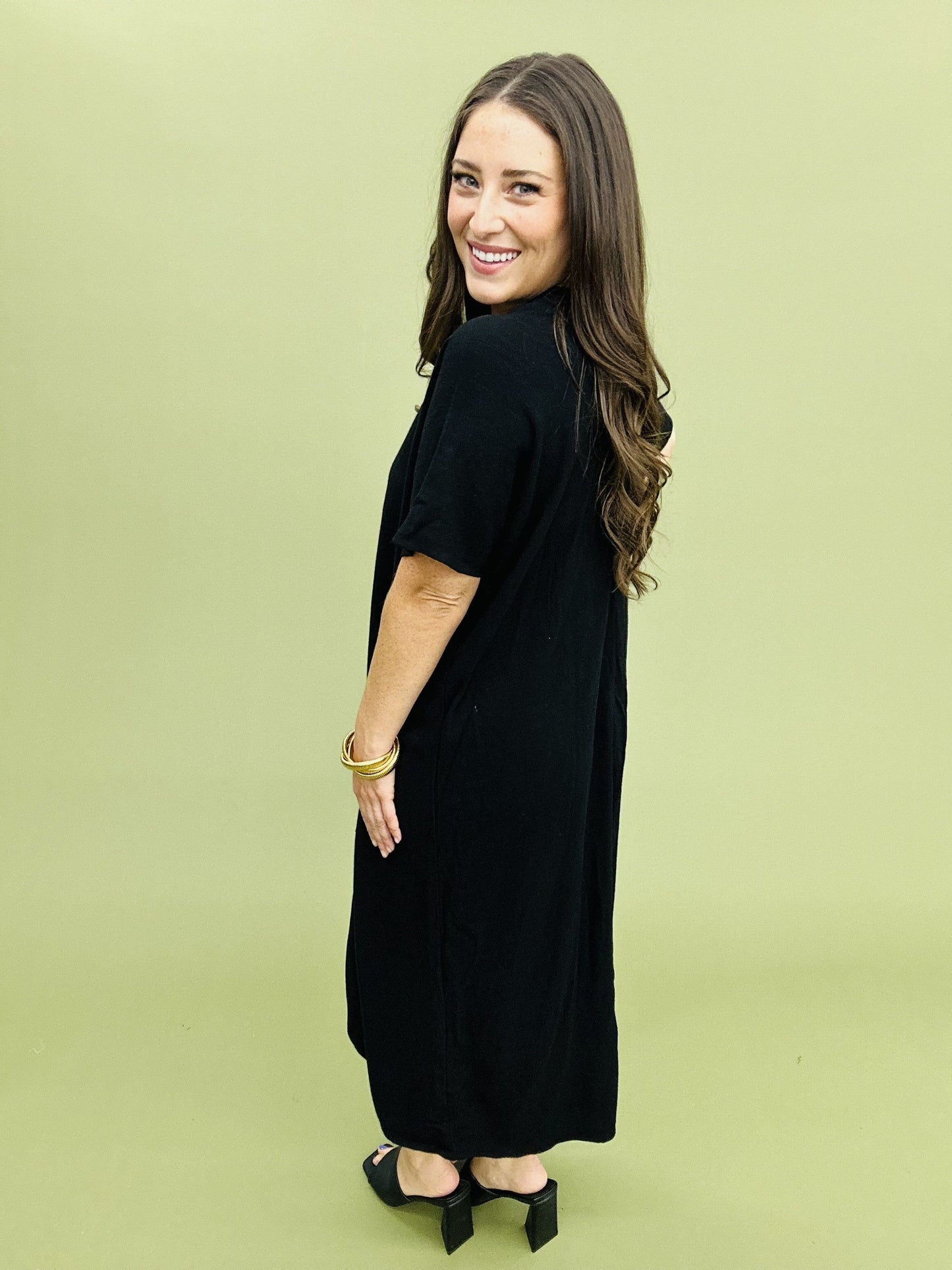 The Tiffany Solid Dress -2 Colors