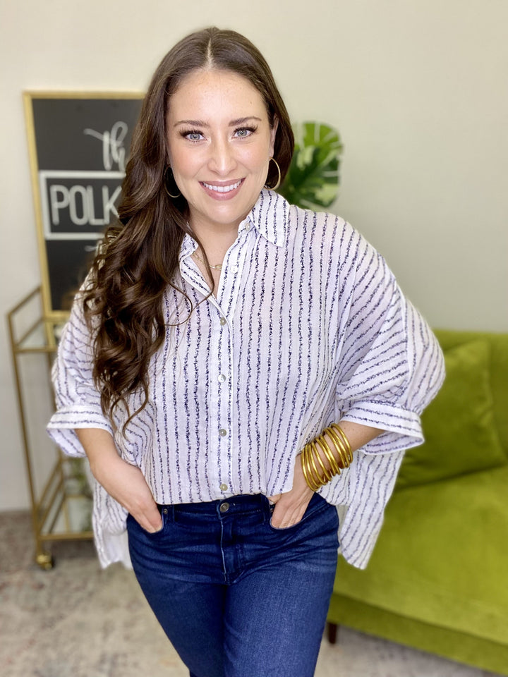 The White Cole Striped Top