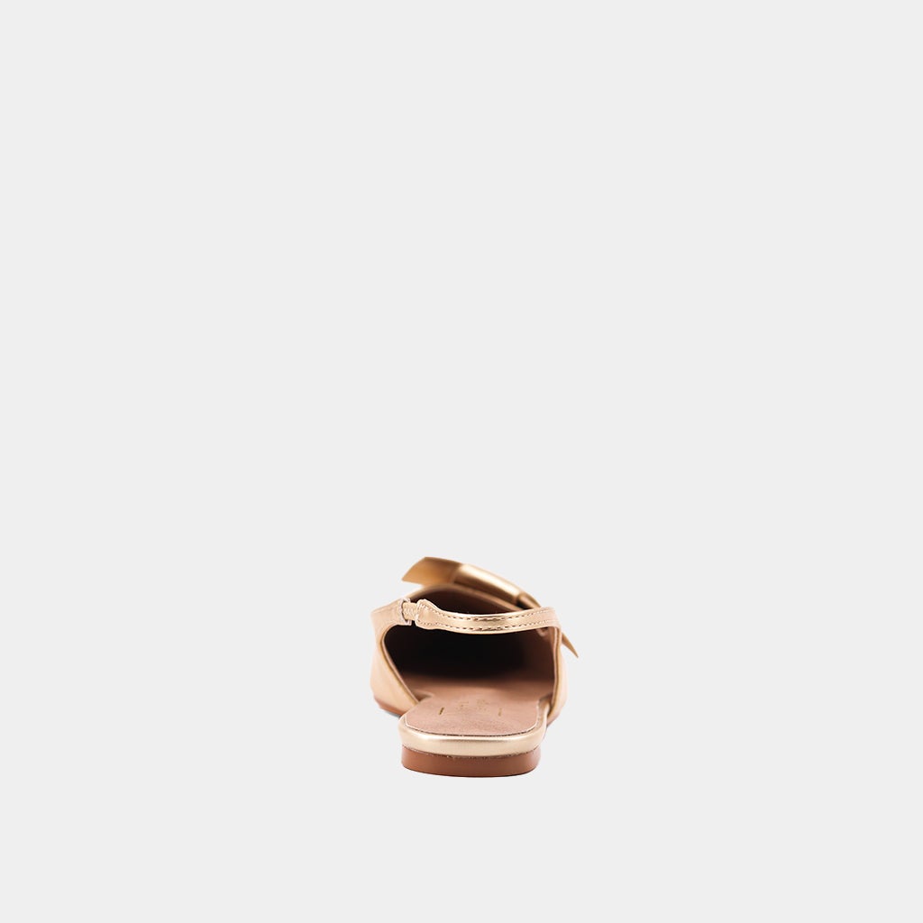 The Gold Audrey Flats