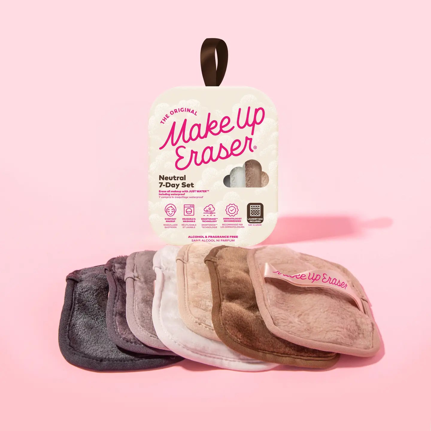 The Warm Neutral 7-Day Makeup Eraser Set