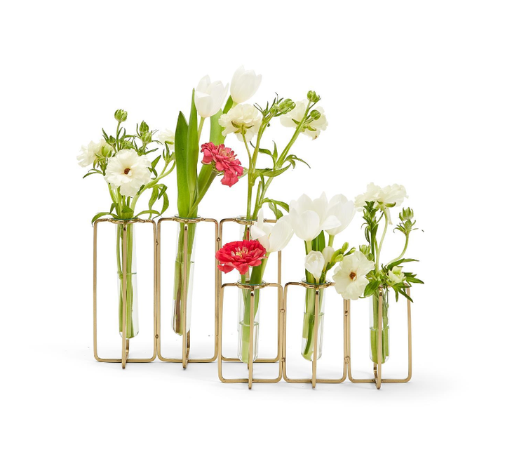 The Lavoisier Golden Flower Vase-Set of 2