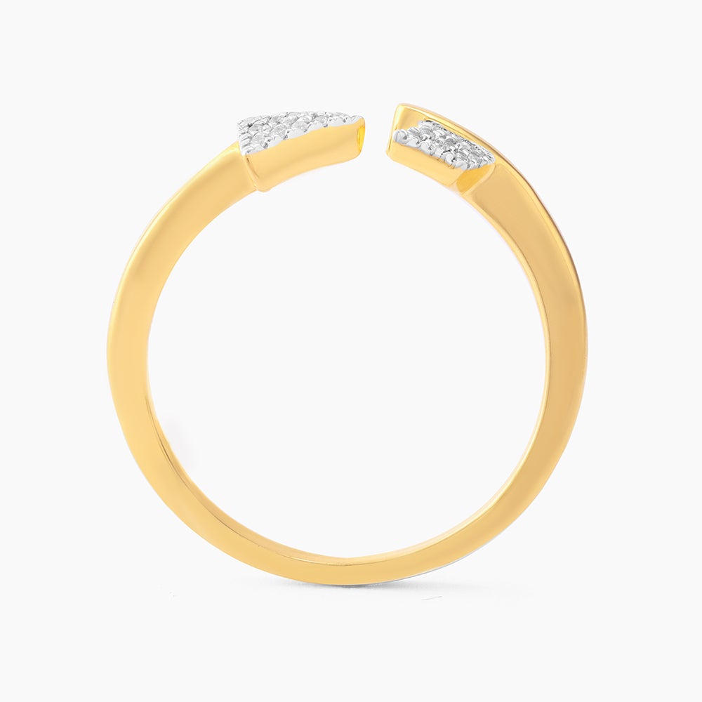 ES Arrow-Way Round Statement Ring