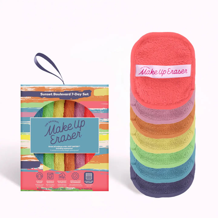 The Sunset Blvd 7-Day Makeup Eraser Gift Set