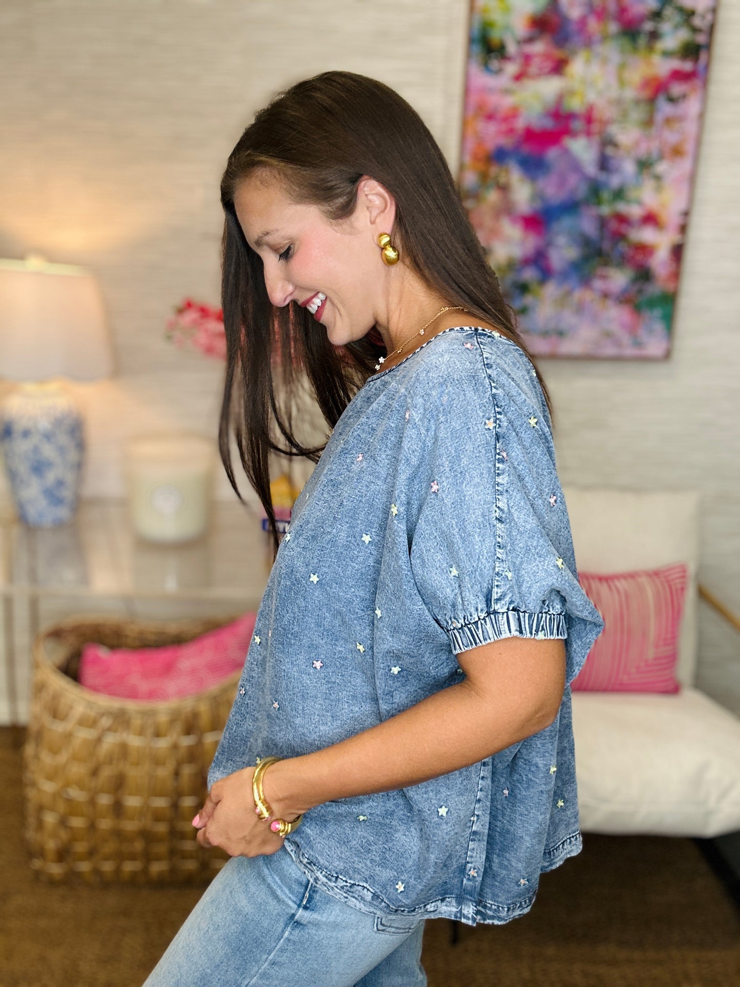 The Denim Diva Top