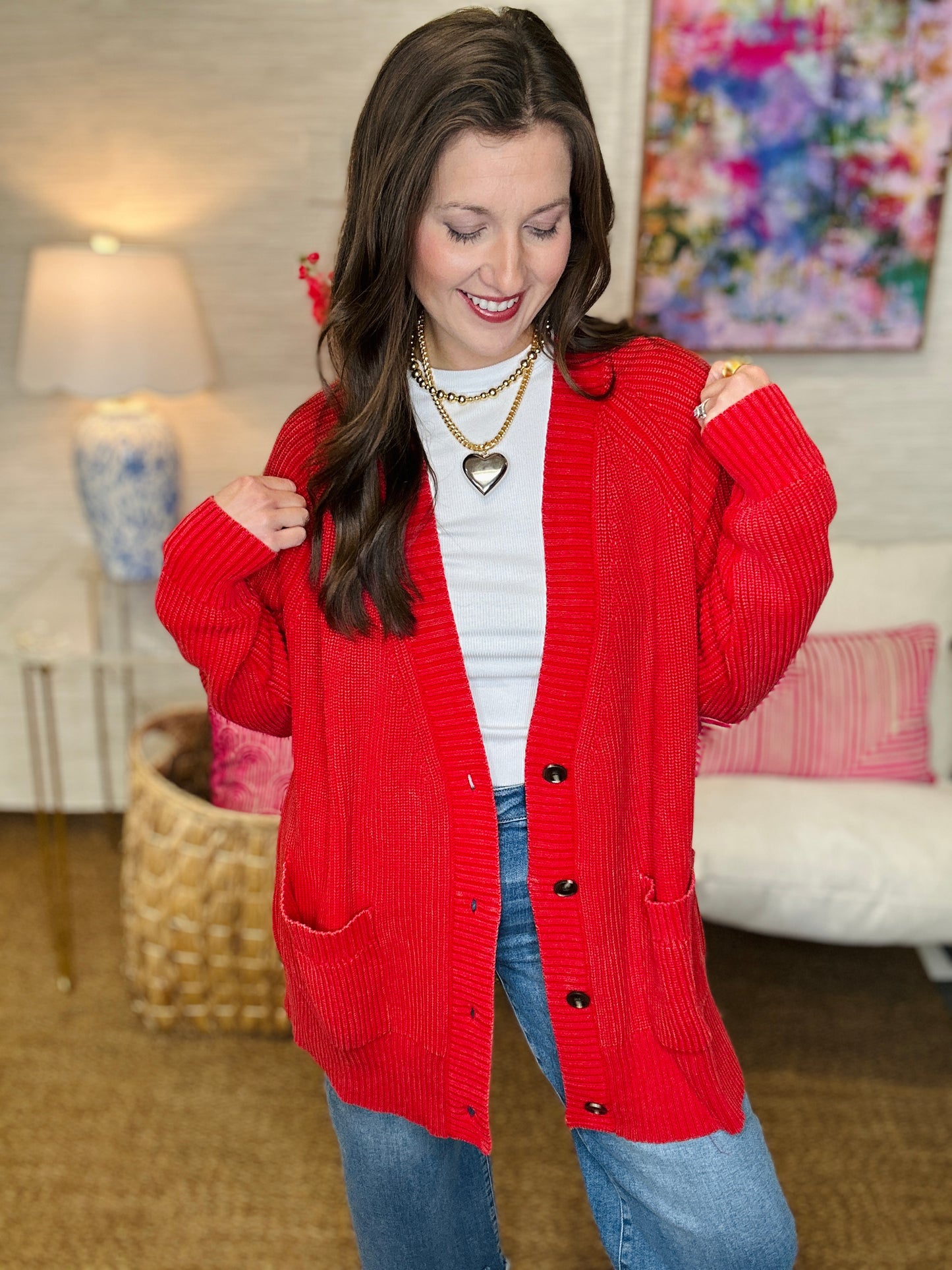 The Stitch Red Sweater - AS