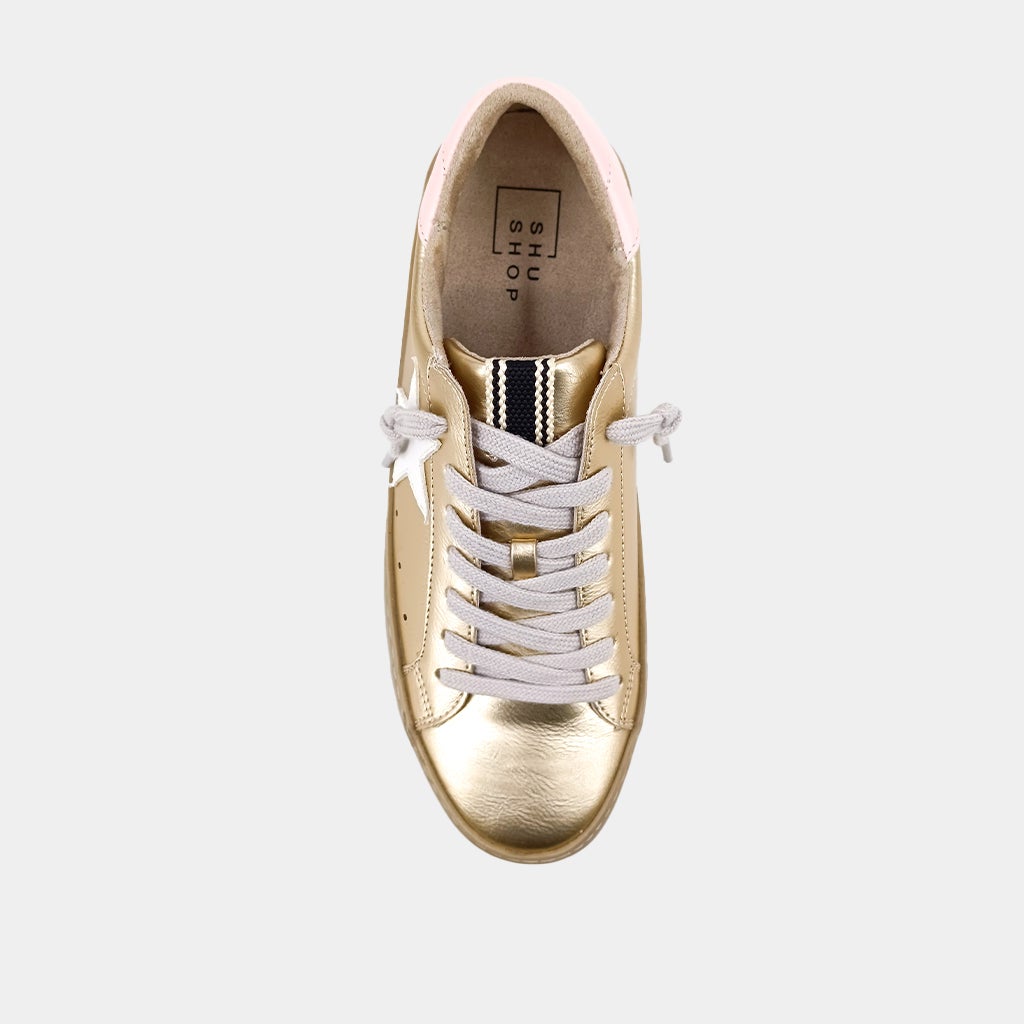 The Metallic Gold Paula Sneaks