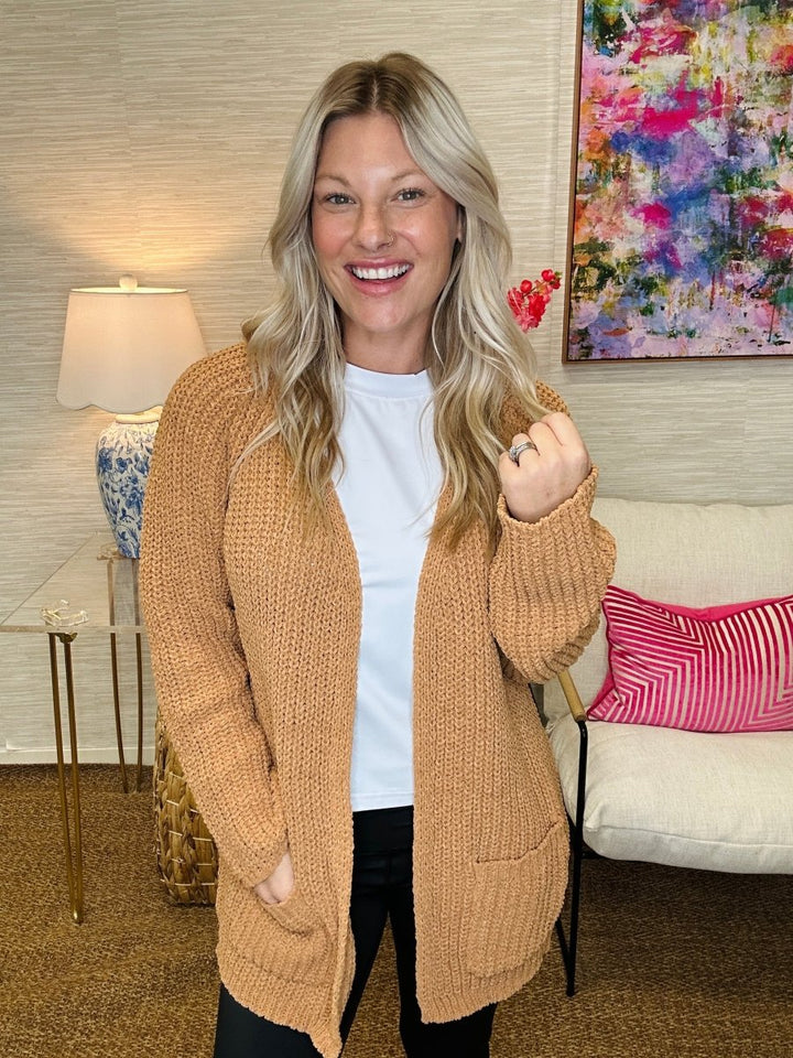 The Chenille Cardigan - 4 Colors