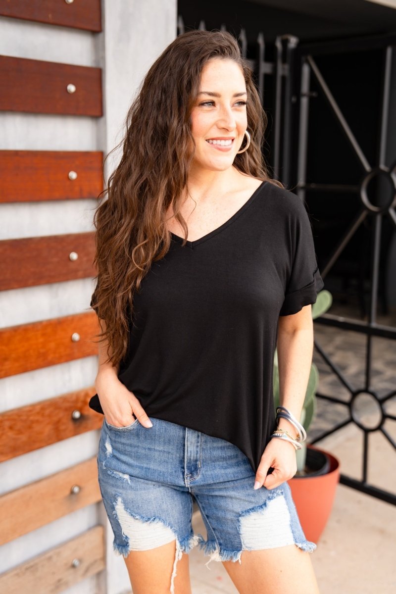 The Buckley Patty Cuff Tee - 8 Colors