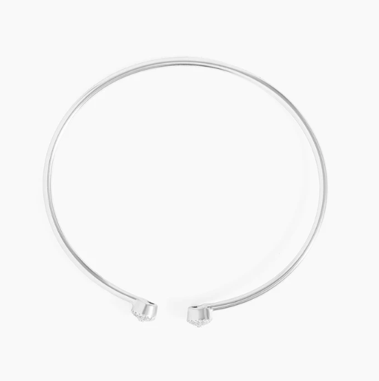 ES Twin Moon Cuff Bracelet