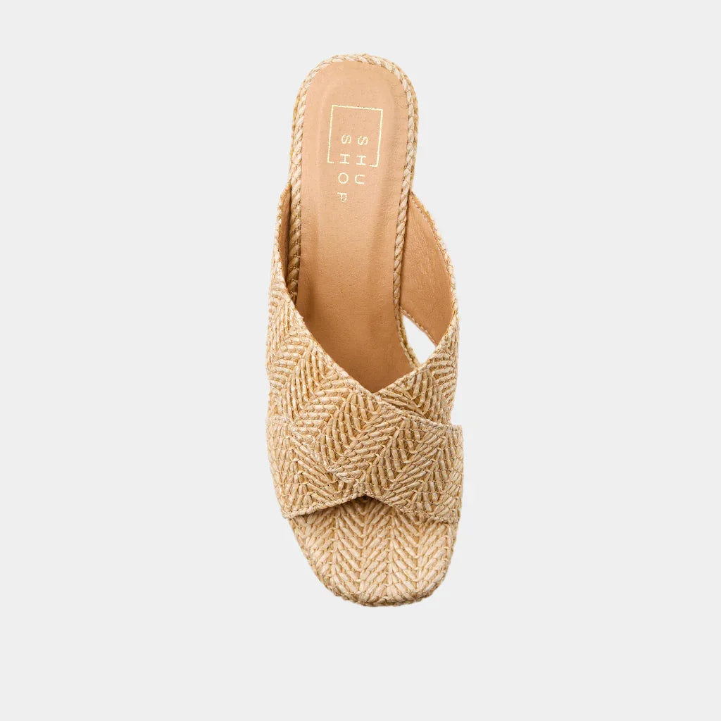 The Natural Woven Ludovia Wedges