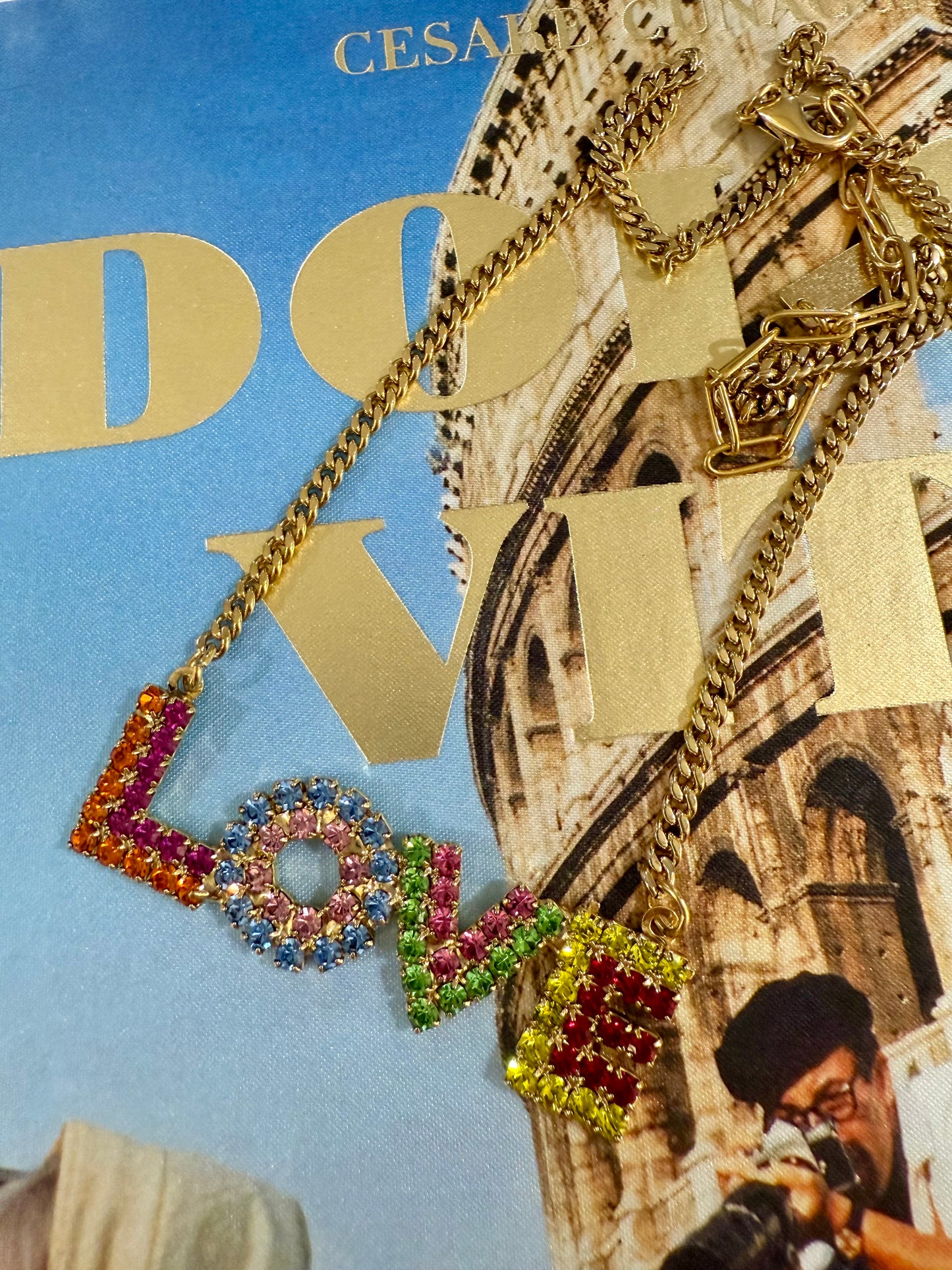 TOVA Mini La La Love Necklace