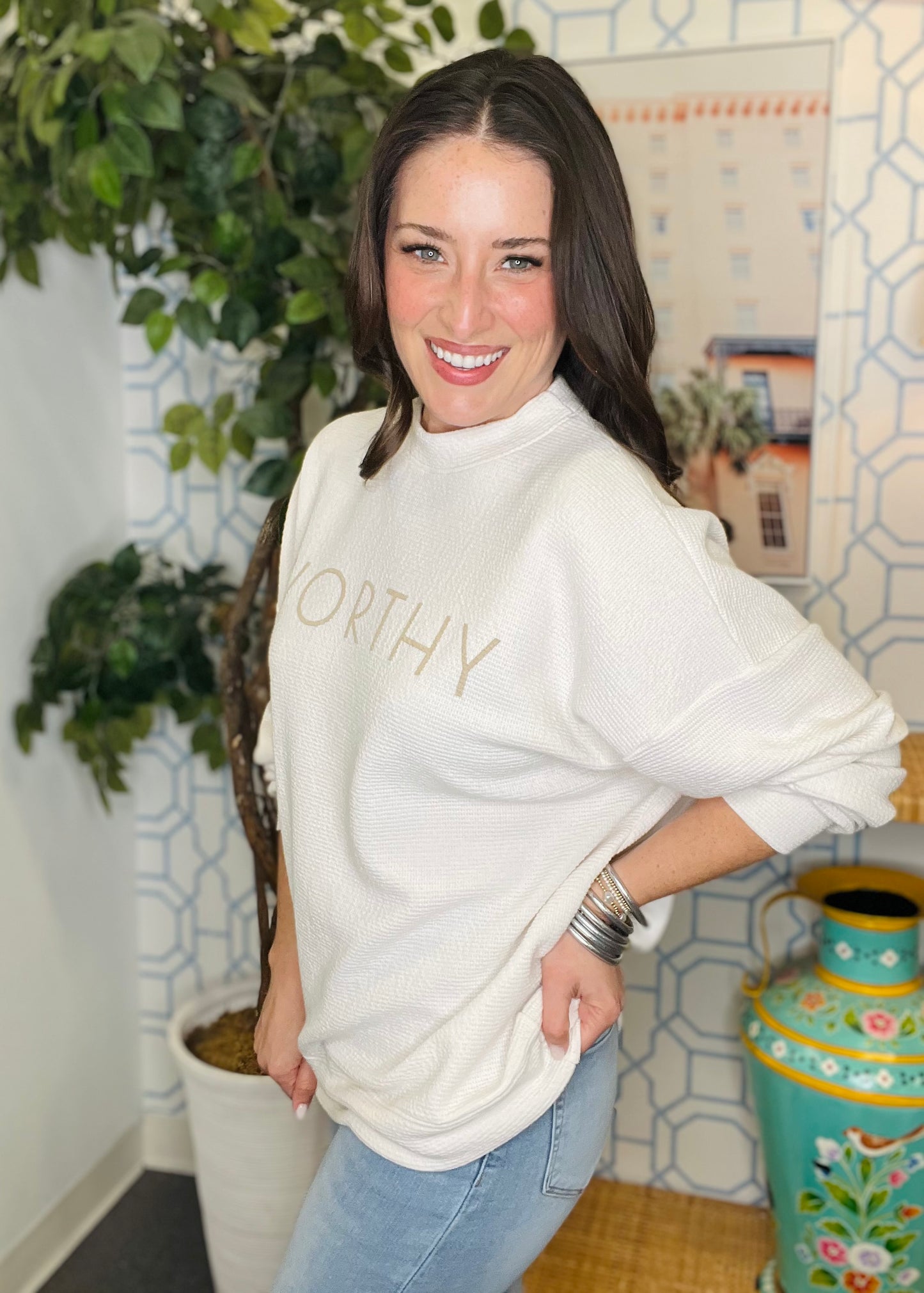 The Honey Knit Worthy Pullover