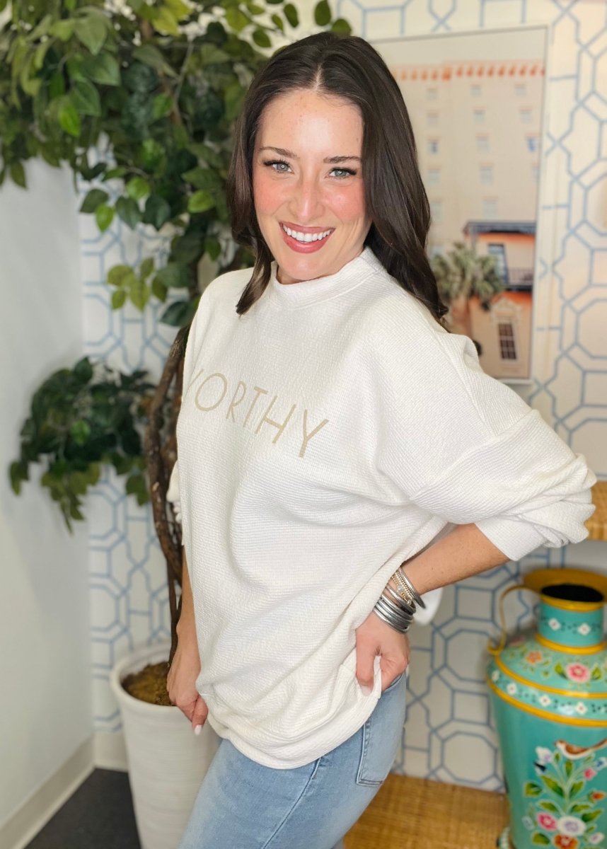 The Honey Knit Worthy Pullover
