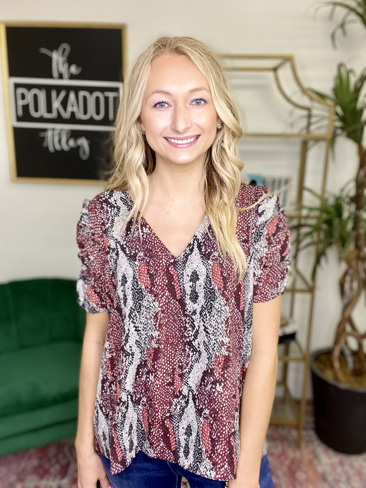 The Aggie Ruched Top - AS