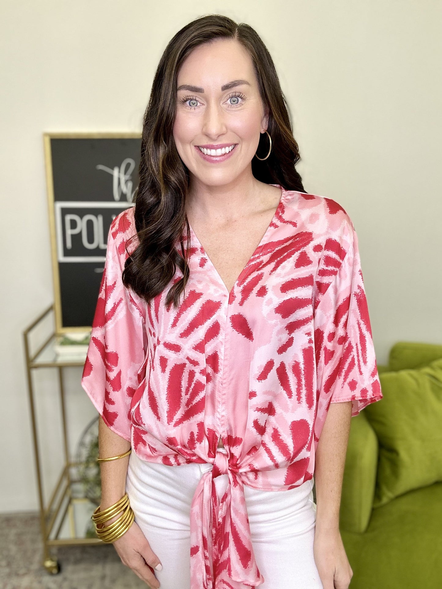 The Shirley Temple Tie Top