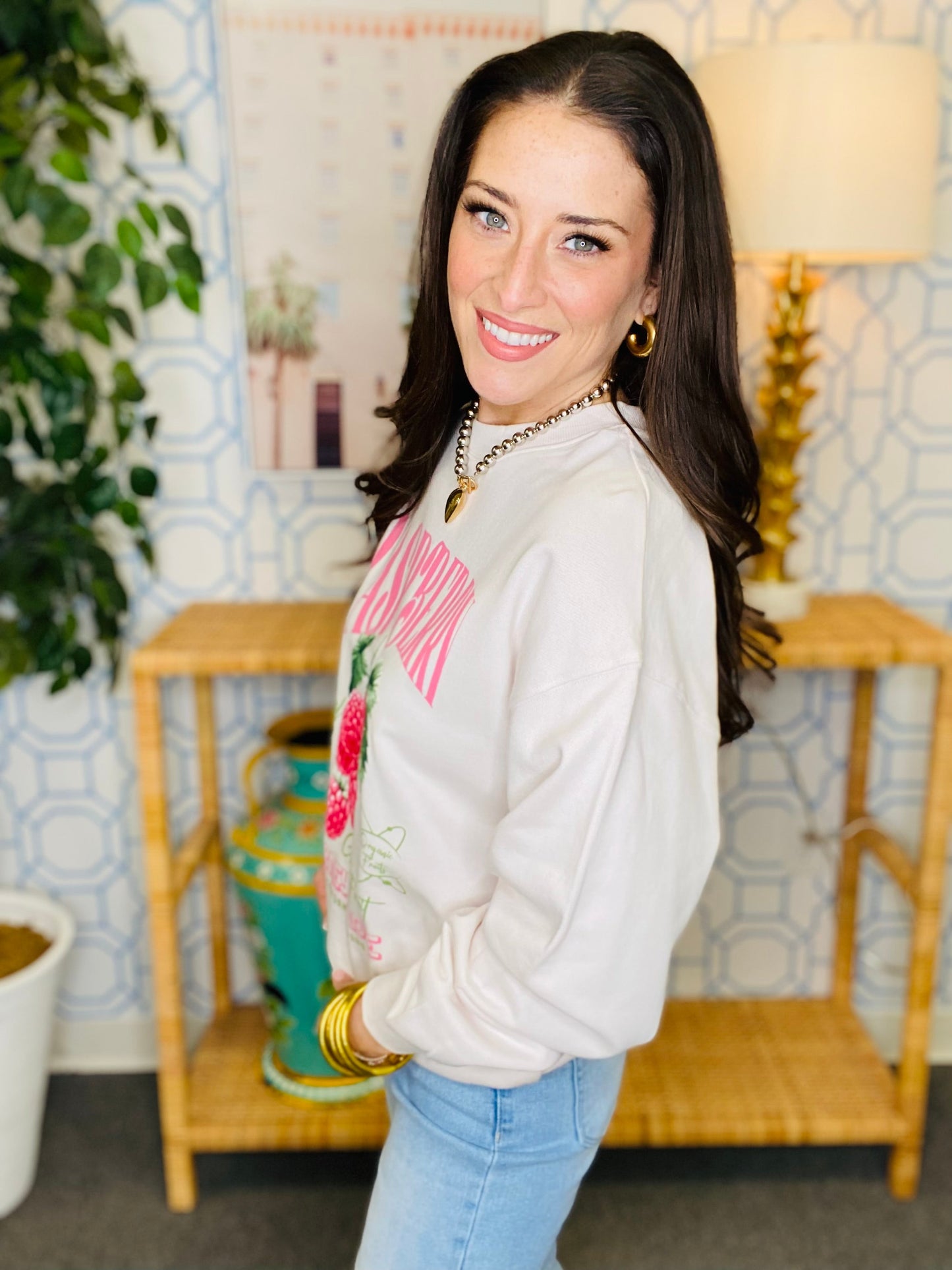 Raspberry Sweatshirt